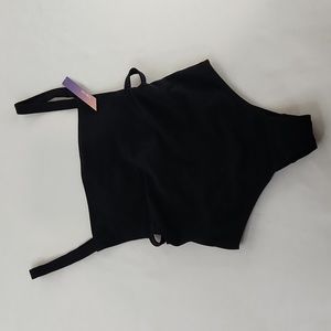 MolyBell textured black swimsuit. Size M